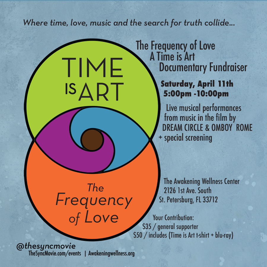 st petersburg, awakening wellness center, time is art, the frequency of love